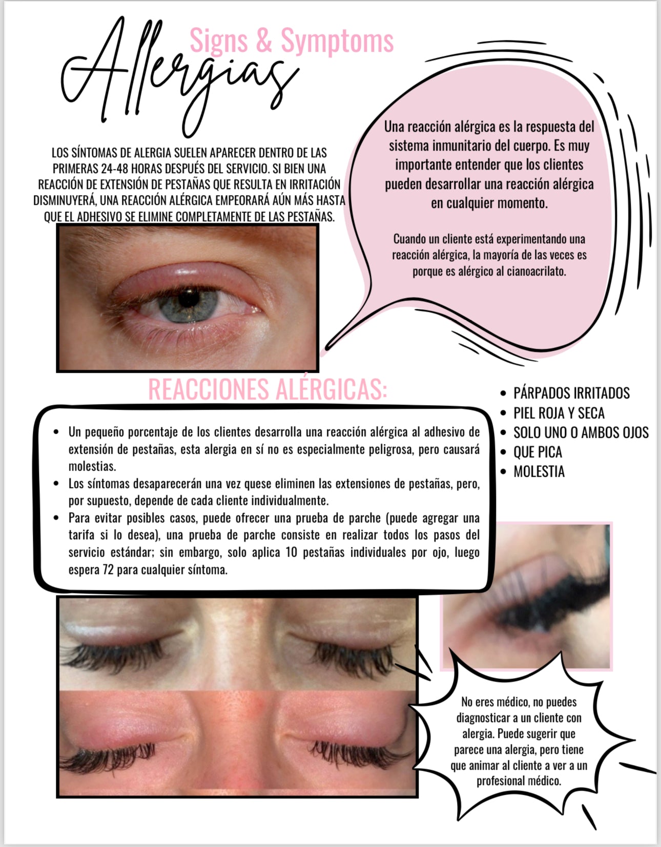 (Spanish) Lash Extension Training Ebook